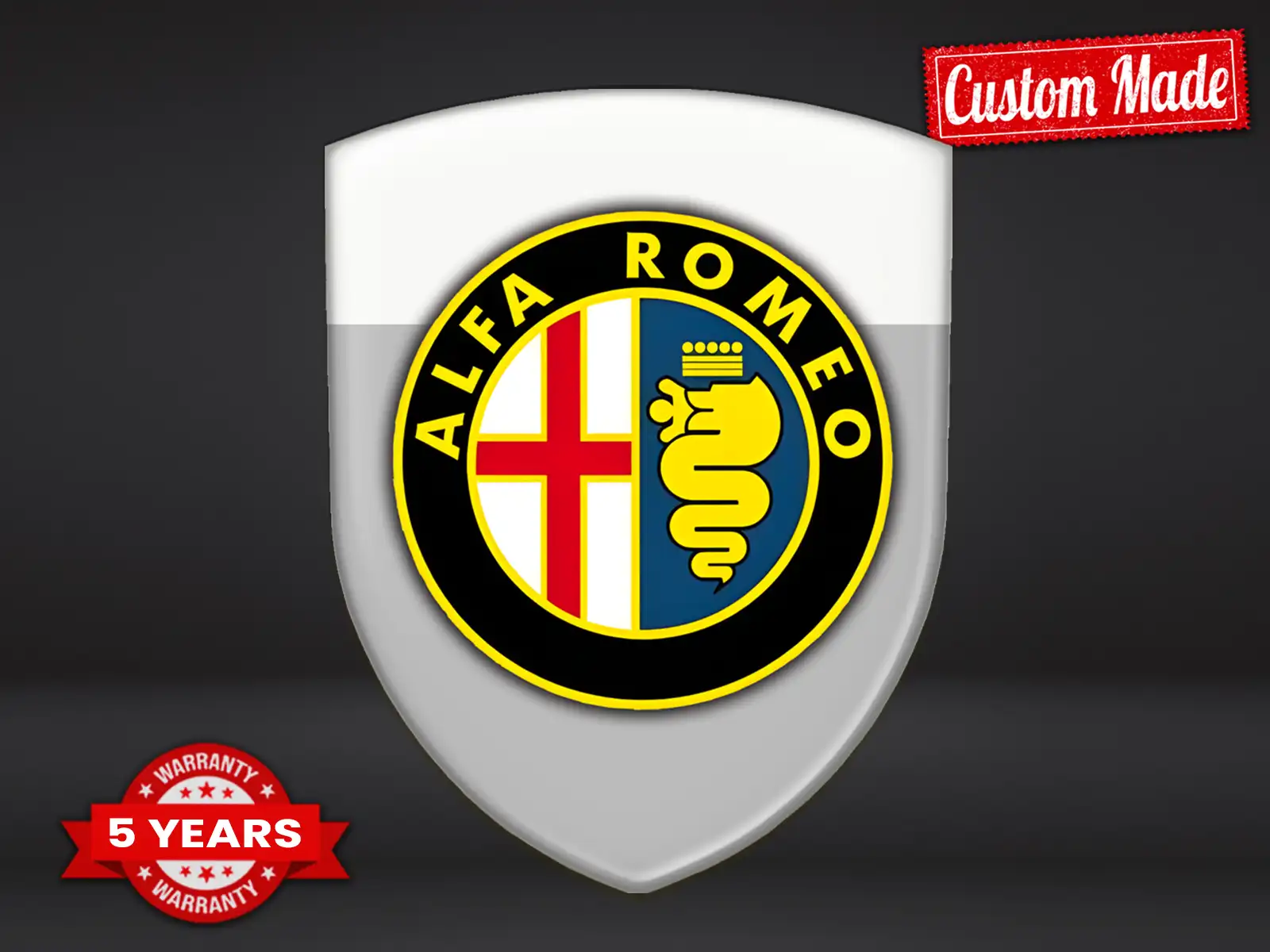 Alfa Romeo Silikonaufkleber Professionell Anpassbar Design